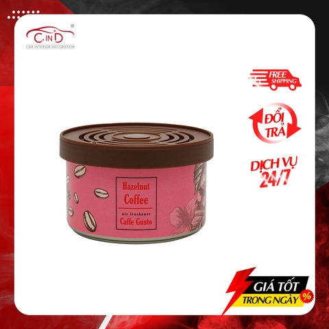 Sáp Thơm Ô Tô AIR-Q Caffe Gusto No242Iv-4 Cà Phê Sữa 36g - Nhập Khẩu Chính Hãng