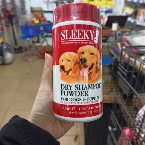Phấn tắm khô cao cấp Sleeky cho chó