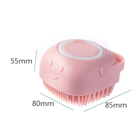 Bàn chải thông minh tắm cho chó mèo có chỗ đựng sữa tắm tạo bọt tiện dụng https://petshopvinh.vn/