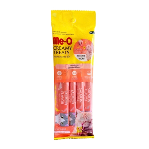 Bánh thưởng mèo dạng kem Me-O vị cá hồi- Me-O Creamy Treats Salmon Flavor