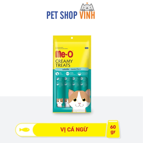 Bánh thưởng mèo dạng kem Me-O vị cá ngừ - Me-O Creamy Treats Bonito Flavor