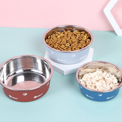 Bát inox chống trơn trượt cho chó mèo https://petshopvinh.vn/