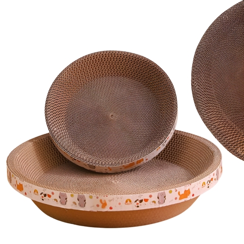 Cào móng kèm ổ nằm tròn cho mèo https://petshopvinh.vn/