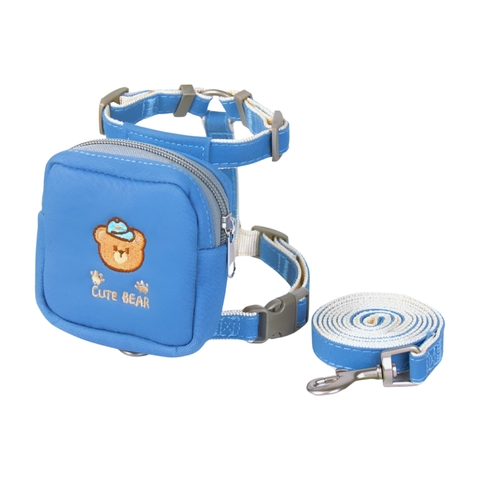 Dây dắt đai có balo gấu cute