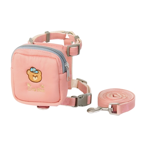 Dây dắt đai có balo gấu cute