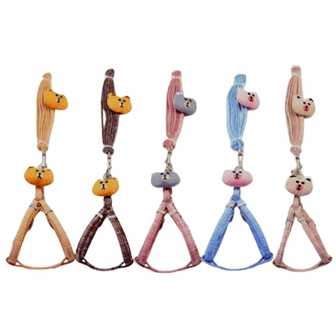 Dây yếm có đính mặt gấu cute