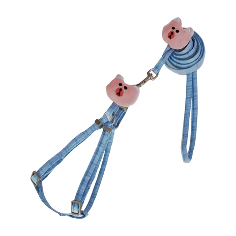 http://petshopvinh.vn/ Dây yếm có đính mặt gấu cute