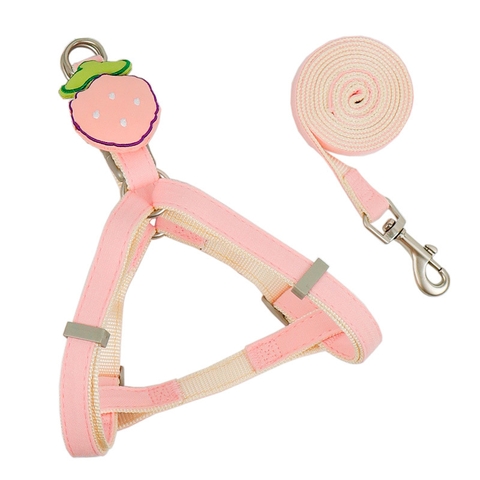 Dây dắt yếm đính dâu tây https://petshopvinh.vn/