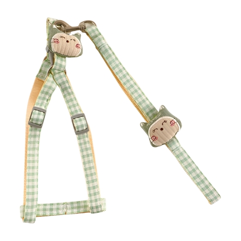 Dây yếm kẻ sọc mặt mèo cho chó dưới 3.5kg https://petshopvinh.vn/