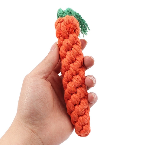 Đồ chơi cắn gặm dây thừng bện cà rốt https://petshopvinh.vn/
