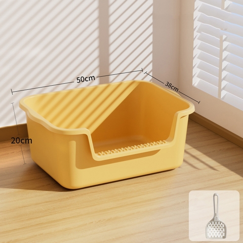 Khay vệ sinh mèo thành cao cửa hở https://petshopvinh.vn/