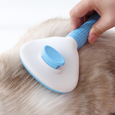 Lược chải lông chó mèo cao cấp có nút bấm lấy lông loại 1 https://petshopvinh.vn/