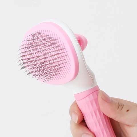 Lược chải lông chó mèo cao cấp có nút bấm lấy lông loại 1 https://petshopvinh.vn/