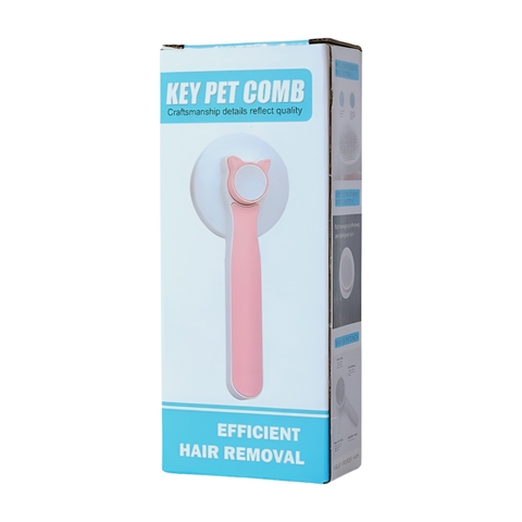 Lược chải lông có nút bấm lấy lông đầu tròn