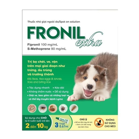 Vemedim FRONIL extra - Nhỏ gáy phòng trị ve, bọ chét cho chó