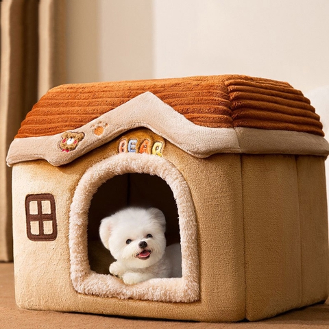 Ổ đệm cao cấp dạng ngôi nhà cho chó mèo