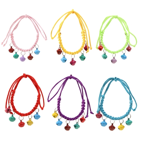 Vòng cổ đan tay nhiều chuông cho chó mèo