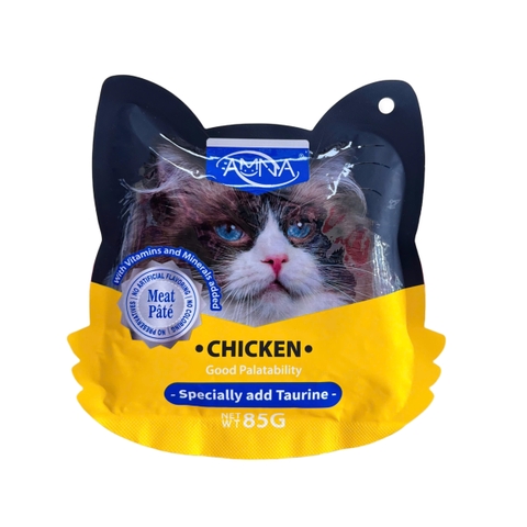 Pate Amna cho mèo vị Gà túi 85g