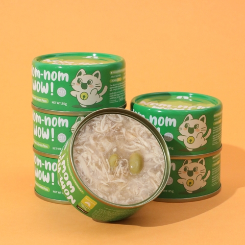 Pate lon WOW 85g cho mèo vị thịt gà và  mix vij https://petshopvinh.vn/