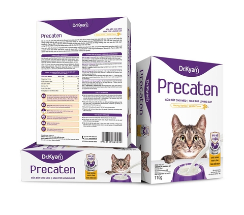 Sữa bột cho mèo Dr.Kyan Precaten hộp 110g