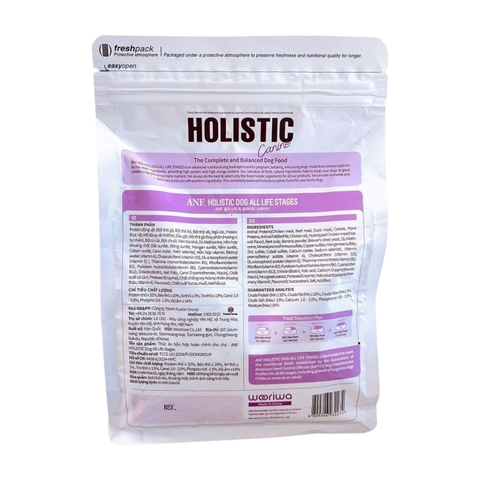 Thức ăn ANF Holistic dinh dưỡng Chuẩn Âu dành cho chó mọi lứa tuổi https://petshopvinh.vn