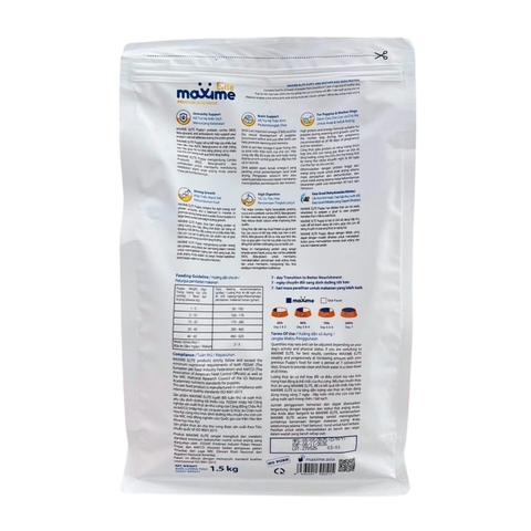 Thức ăn cao cấp Maxime Elite Puppy and Mother cho chó con và chó mẹ nhiều protein gói 1.5kg https://petshopvinh.vn/