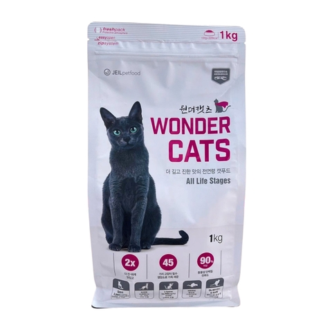 Thức ăn hạt Wonder Cats cho mèo mọi lứa tuổi