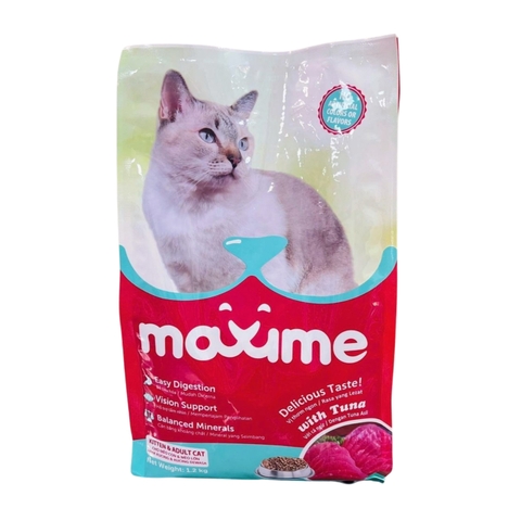 Thức ăn Maxime Kitten & Adult Cat with Tuna cho mèo mọi lứa tuổi vị cá ngừ