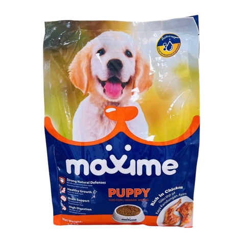 Thức ăn Maxime Puppy Rich in Chicken cho chó con giàu thịt gà gói 1.5kg