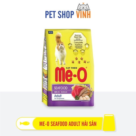 Thức ăn Mèo Me-O Seafood Adult Hải Sản cho mèo trưởng thành