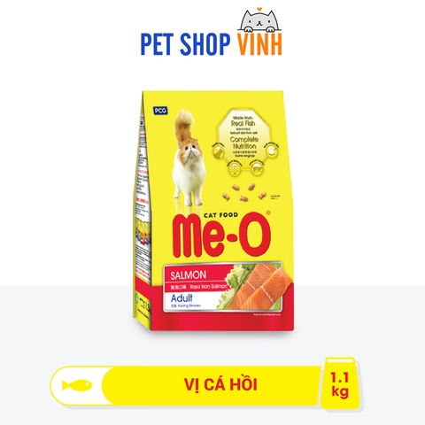 Thức ăn Mèo Me-O Salmon Adult Cá Hồi 1.1kg cho mèo trưởng thành