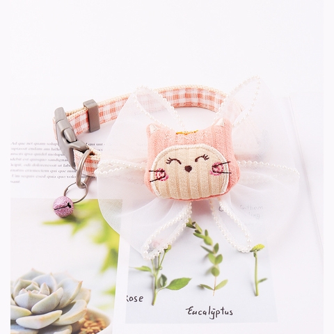Vòng cổ nơ to cao cấp cho chó mèo https://petshopvinh.vn/