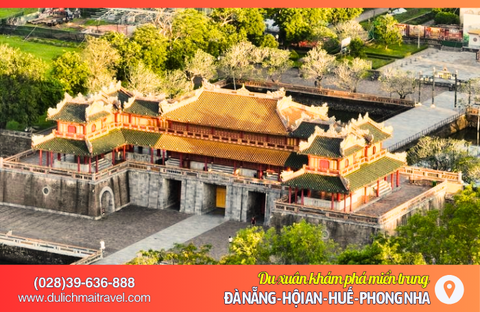 Tour Đà Nẵng Tết 2025 • Hội An, Bà Nà Hills, Huế, Phong Nha