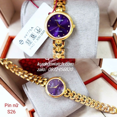 Đồng Hồ Lắc Tay Nữ Sunrise 9977SA Authentic 26mm
