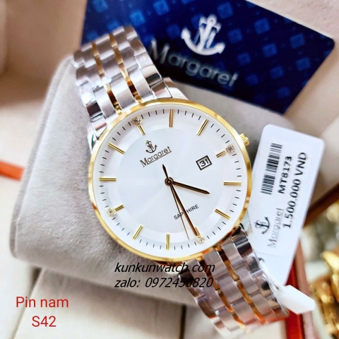 Đồng Hồ Nam Margaret MT8173 Kính Sapphire Authentic 42mm