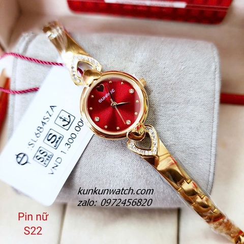 Đồng Hồ Lắc Tay Nữ Sunrise SL684SZA Authentic 22mm