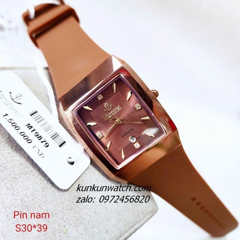 Đồng Hồ Nam Margaret MT9879 Kính Sapphire Authentic Dây SIlicone 30x39mm