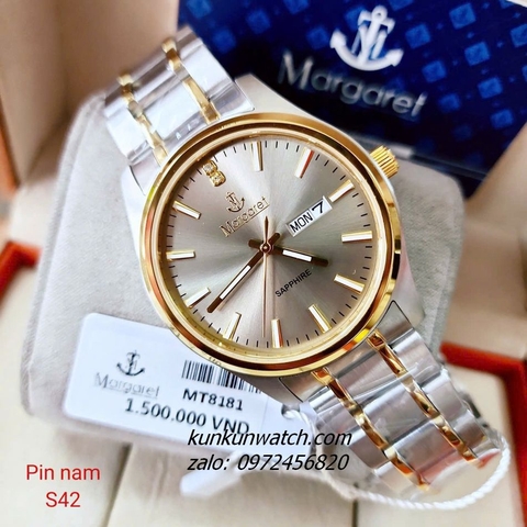 Đồng Hồ Nam Margaret MT8181 Kính Sapphire Authentic 42mm