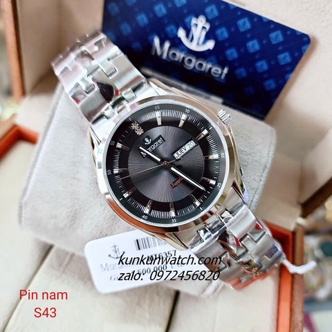 Đồng Hồ Nam Margaret MT6377 Kính Sapphire Authentic 43mm