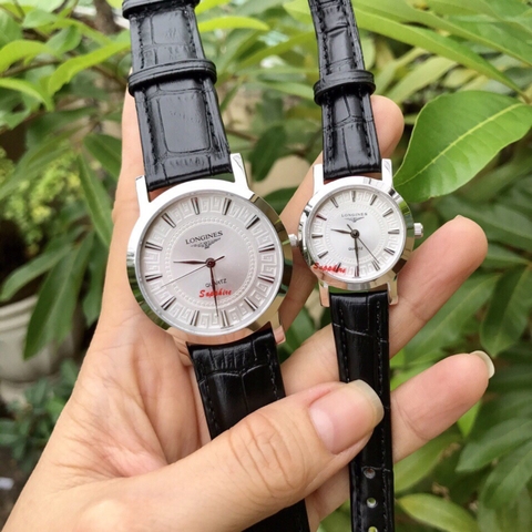 Đồng hồ Đôi LONGINES - Dây da - LGDC01