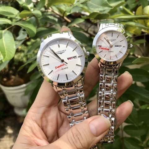 Đồng Hồ Đôi LONGINES LGOTTC01 - Dây kim loại