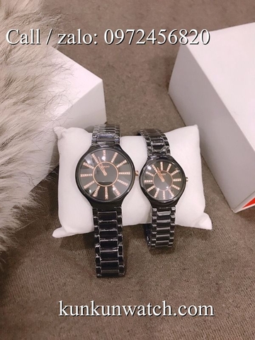 Đồng Hồ Đôi Rado RDOATC064 - Dây Đá Ceramic Đen ( 30mm - 40mm )