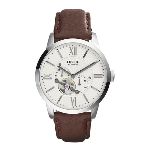 Đồng Hồ Nam Fossil ME3064 Automatic Lộ Cơ Mốc 7 Giờ Dây Da 44mm KUNKUN ...