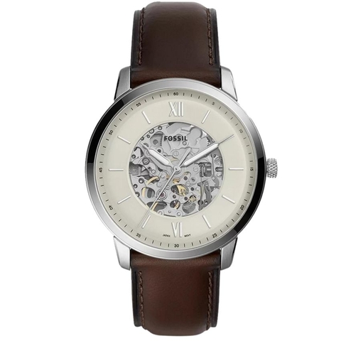 Đồng Hồ Nam Fossil ME3184 Automatic Lộ Cơ Dây Da 44mm