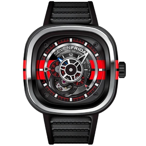 Đồng Hồ Nam SevenFriday P3/BB - Automatic - Dây Da
