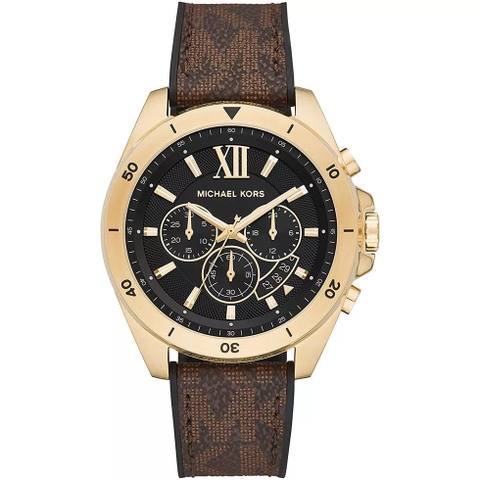 Đồng Hồ Nam Michael Kors Brecken Chronograph MK8849 Dây Silicone Da 45mm