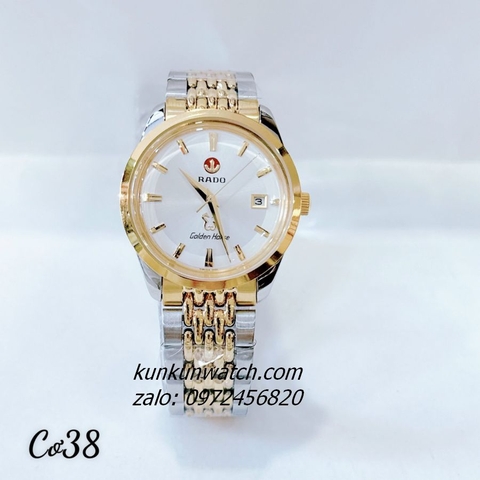 Đồng Hồ Nam Rado Golden Horse Demi Mặt Trắng 42mm