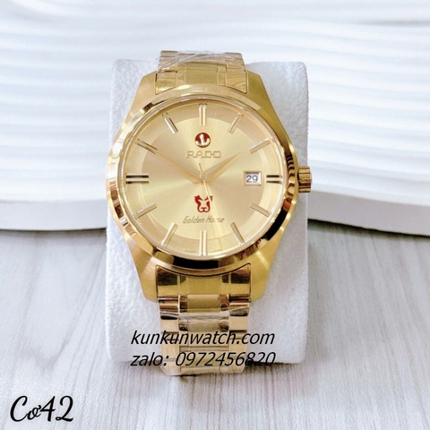 Đồng Hồ Nam Rado Golden Horse Mỏ Neo Gold 42mm