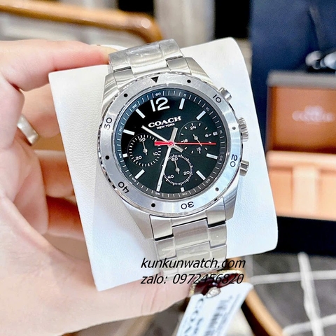 Đồng Hồ Nam Coach Sullivan Sport Chronograph 14602034 Silver Mặt 44mm
