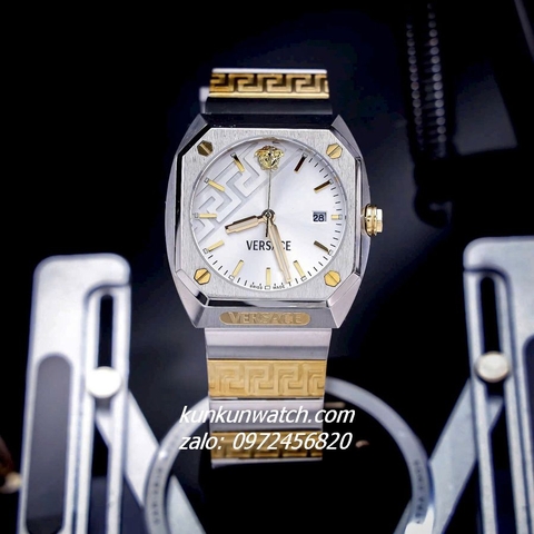 Đồng Hồ Nam Versace Antares Demi Mặt Vuông 41.5 x 44mm